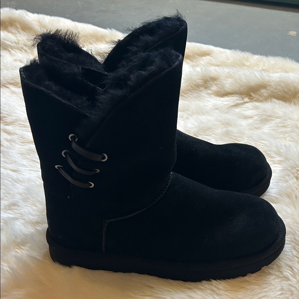 New UGG Black Winter Boots with Fur Lining